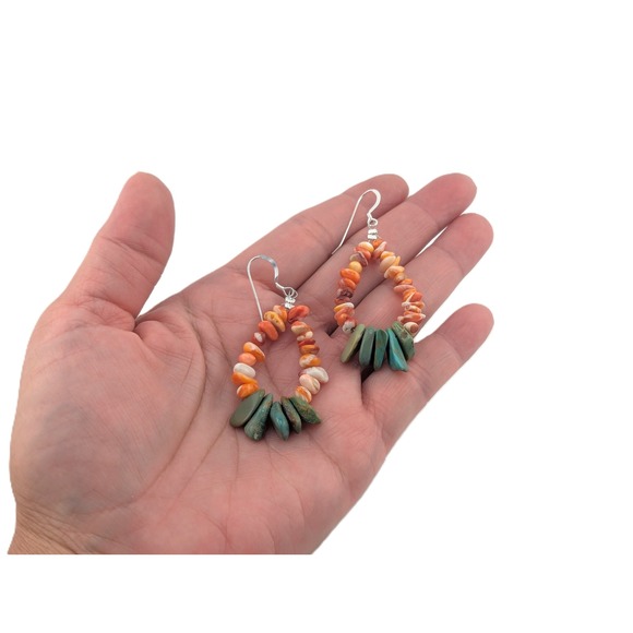 Navajo Dangle Earrings Sterling‎ Silver Handmade Native American Jewelry *** - Picture 8 of 10